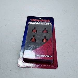Traxxas Part #3767T:  Shock caps, (orange-anodized) (4) (fits all Ultra Shocks) - Picture 1 of 4