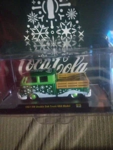 M2 Machines  (Coca-Cola ) Christmas -  "1961 VW DOUBLE CAB TRUCK USA" 1 Of 9,600 - Picture 1 of 6