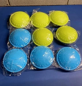 Set Of Nine Dog Frisbee Toys With Hole For Treats - Picture 1 of 2