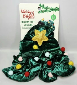 ÁRBOL DE NAVIDAD Disfraz de Navidad para Mascota Pequeña | Talla Única | Feliz y Brillante  - Imagen 1 de 2