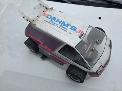 VINTAGE Tamiya Hornet highly modified you-g dahms race bearings diffs - Image 1 of 4