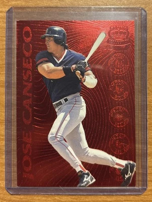 1996 Pacific Prism #RH-2 Jose Canseco Red Hot Stars Boston Red Sox Excellent - Image 1 of 2