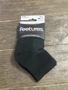 Feetures High Performance Cushion 1/4 Länge Socken Farbe Schwarz Größe M Neu! - Bild 1 von 9