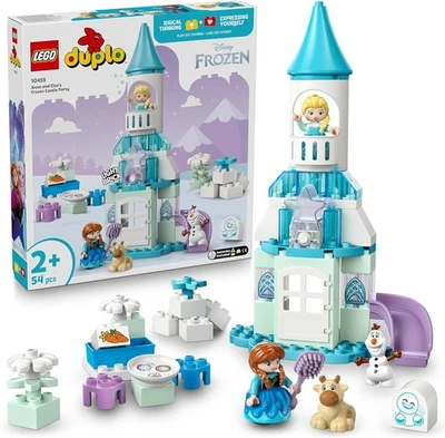 LEGO DUPLO ¦ Disney Annas und Elsas Party im Eispalast - Frozen Spielzeug mit