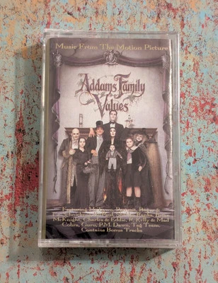 Addams Family Values Movie Soundtrack (1993 Cassette) 90s RuPaul - Rare Sealed - Image 1 of 4