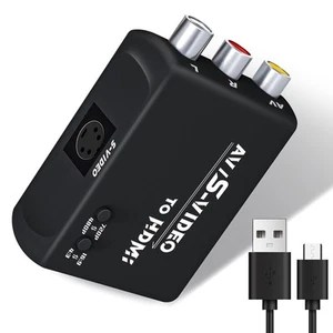 S Video to HDMI Converter, AV to HDTV Converter, Composite to HDMI Converter,... - Picture 1 of 7