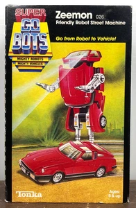 Vintage 1984 Zeemon Super GoBots #026 Tonka NIB Datsun Fairlady 280Z Nice Box - Picture 1 of 9
