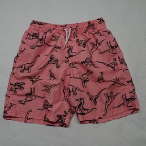 Cat & Jack Swim Trunks Dinosaur Print Swim Shorts with Mesh Lining Large 10-12 - Picture 1 of 6