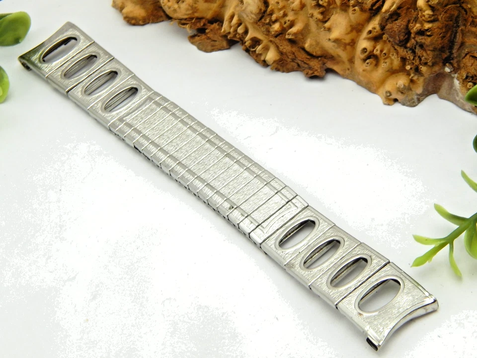 1970 Alsta Nautoscaph Speidel MACH 1 Jaws! Stainless Vintage Watch Band 17.5mm - Image 1 of 4