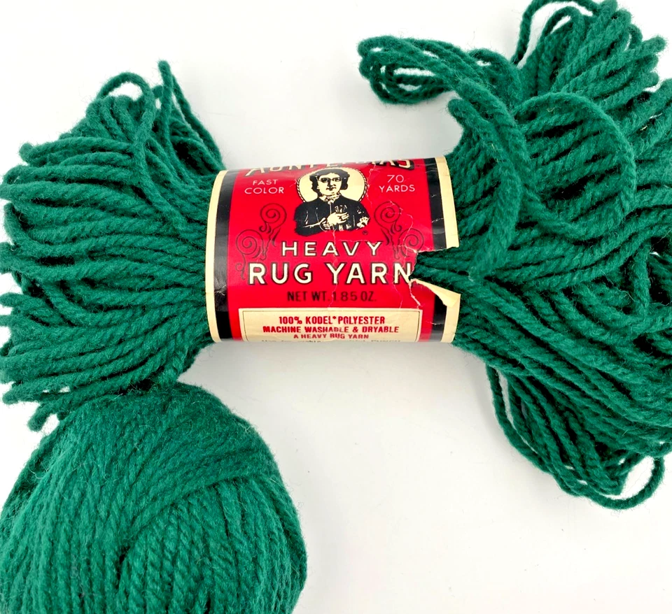 Aunt Lydias Heavy Rug Yarn 9 COLORS - 70 Yd Skeins Polyester Vtg You Pick - Image 1 of 4