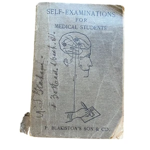 Self Examinations for Medical Students pocket book Blakiston son 1901 Goulds - Foto 1 di 14