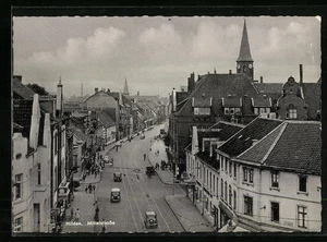 Hilden, Mittelstrasse mit Geschäften, Ansichtskarte - Picture 1 of 2