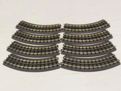 MTH RealTrax O-31 Curve Track 31" Radius Lot of 8 LN 12273 - Image 1 of 3