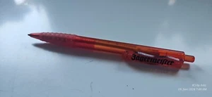 Jägermeister Werbekuli Kugelschreiber Kuli in orange mit Schriftzug 20 Jahre NEU - Bild 1 von 2