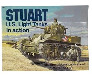 Stuart U.S. LIght Tanks in Action A Squadron/Signal Publication Paperback 1979 - Picture 1 of 3