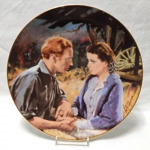 Gone With The Wind Plate Scarlett And Ashley After The War - Picture 1 of 6