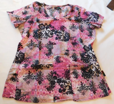 Uniforme de melocotones para mujer rosa negro talla M bolsillos superiores medianos*^ Foto 1 de 4