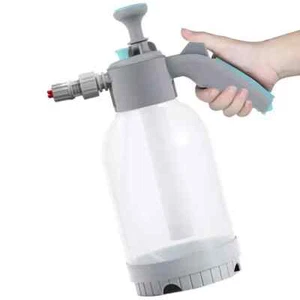 2L Grey Car Wash Foam Sprayer Handheld Pump Wash Spray Bottle SnowFoam Detailing - Picture 1 of 2