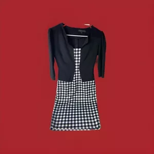 Oxiuli Fashion Women’s Dress - Black And White - Size M - Pencil Skirt Free Post - Bild 1 von 5