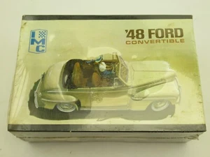 IMC VINTAGE 1948 '48 FORD CONVERTIBLE Model Kit 105-200 - 1/25 NEW SEALED - Picture 1 of 5
