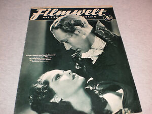 FILM PROGRAMM,FILMWELT,FOTO MAGAZIN von.1935.Nr.18,Cover ,M. OBERON,L HOWARD