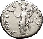 Trajan 101AD Silver Ancient Roman Coin Felicitas Good luck or Pax RARE  i51182