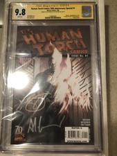 Human Torch Comics 70th Anniversary Special  1 CGC SS 9.8 Signed Granov Snyder