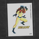1980 Spanish Marvel Superheroes #249 HELLCAT Candy Bar Insert Sticker