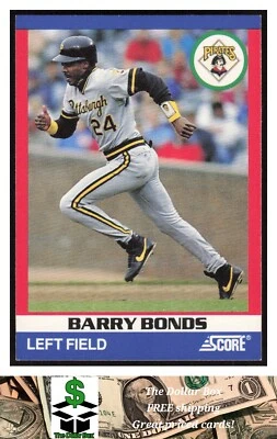 1991 Score 100 Superstars #26 Barry Bonds - Pittsburgh Pirates - Image 1 of 2