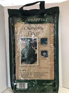 Esterna ES20974 Chiminea Cover Rain Snow Protector Waterproof 8" X 19" X 48" - Picture 1 of 9