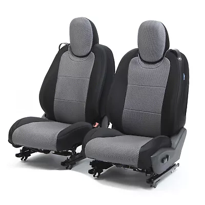 Coverking Carbon Fiber Neosupreme Custom Tailored Seat Covers for Dodge Ram - Image 1 of 4