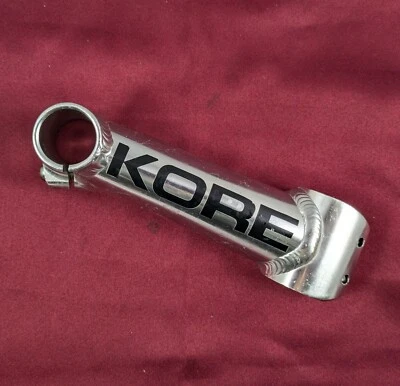 KORE Threadless Alloy Stem Silver 1 1/8 Steerer 25.4 Clamp 135 mm - Image 1 of 4