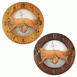 Cavalier King Charles Wood Clock Ruby - Picture 1 of 1