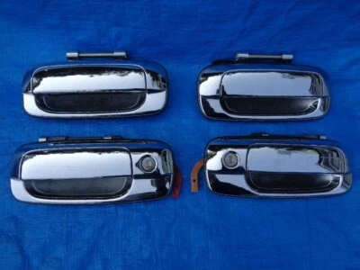 Genuine TOYOTA ARISTO JZS161 JZS160 LEXUS GS300 430 Chrome Door Handle Set USED - Image 1 of 4