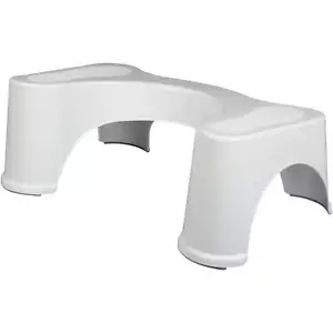 Squatty Potty The Original Bathroom Toilet Stool, White, 7 inch Free Shipping - Picture 1 of 6