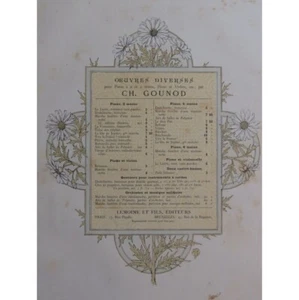 Gounod Charles Dodelinette Piano 4 Manos ca1875 - Imagen 1 de 5