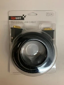 DVI 6' Ft Foot DVI-D Male Video LCD Graphics Monitor Cable High Speed 6-Foot New - Picture 1 of 12