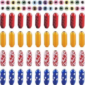 Fishing Spinner Lure Bodies DIY 40pcs Pill Weights+100pcs Fish Eyes - Kit 2 - Picture 1 of 7