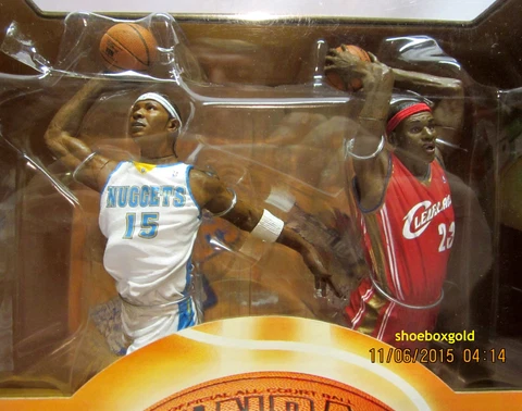 LEBRON JAMES & CARMELO ANTHONY, McFarlane NBA ROOKIE 2-Figure BOX Cover
