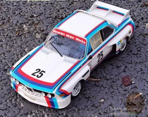 MINICHAMPS 1/18 CSL 25 BMW 3.0 Racing Model Car Alloy Diecast Hobby Gifts White - Picture 1 of 11