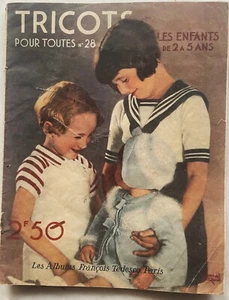 STRICKEN FÜR ALLE Nr. 28 Album Die Kinder von 2 bis 5 Jahren François Tedesco - Bild 1 von 3