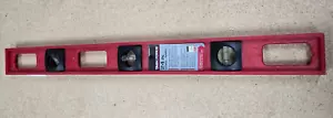 Task Force Polyestrene Plastic 24-in 3 Vial Box Beam Level - Picture 1 of 4