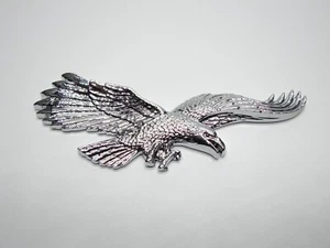 FREEDOM AMERICAN EAGLE BALD EAGLE 3D CAR BIKE Emblem Decal STICKER   - Picture 1 of 12