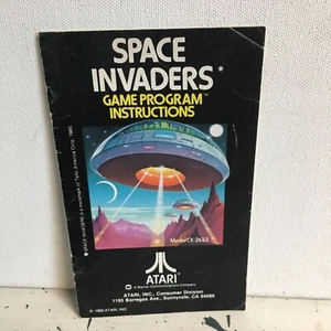 Space Invaders Atari Video Game Manual - Picture 1 of 2