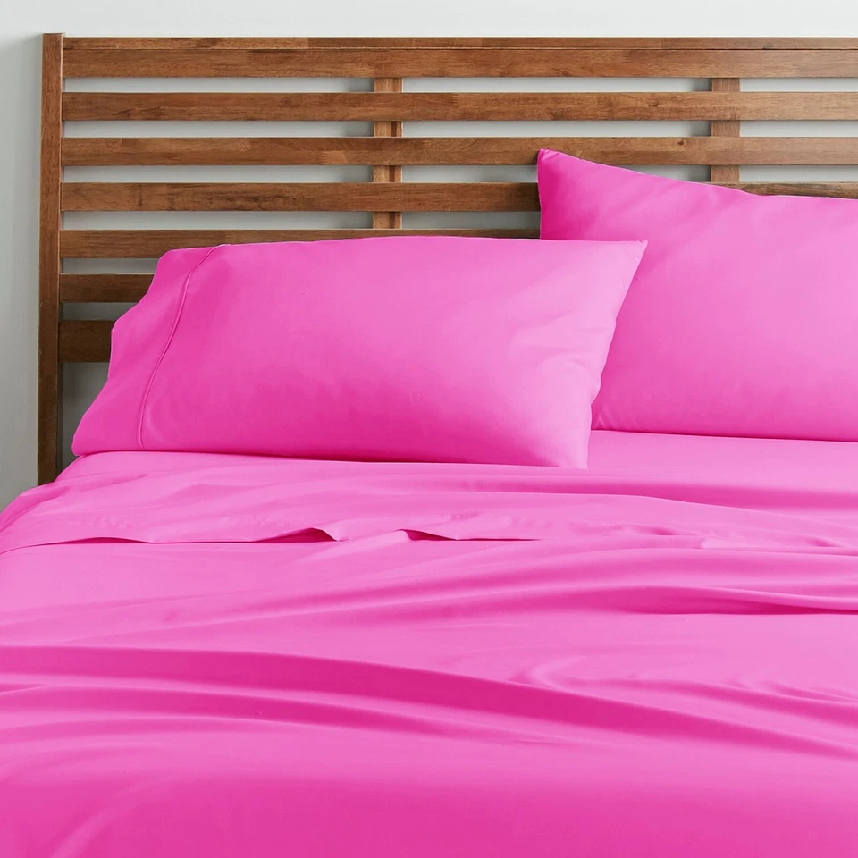 Deep Pocket 4 Piece Bed Sheet Set 1800 Series Microfiber Comfort Soft Breathable - Image 1 of 4