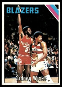 1975-76 Topps Sidney Wicks Portland Trail Blazers #40 - Imagen 1 de 2