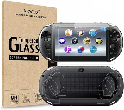 AKWOX 2 Front+2 Back Covers Screen Protectors For PSV 2000 front and back  - Image 1 of 4