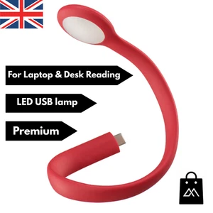 IKEA HÖSTULOTA Lámpara LED Roja USB Luz Flexible para PC Laptop Escritorio Lámpara de Lectura - Imagen 1 de 4