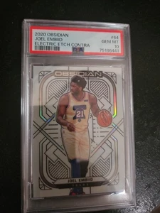 2020 Obsidian Joel Embiid Electric Etch Contra PSA 10 (POP 1) 3 of 3 Basketball - Bild 1 von 2
