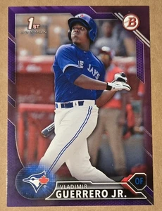 Vladimir Guerrero Jr. 2016 Bowman /250 Purple Parallel Blue Jays - Picture 1 of 2